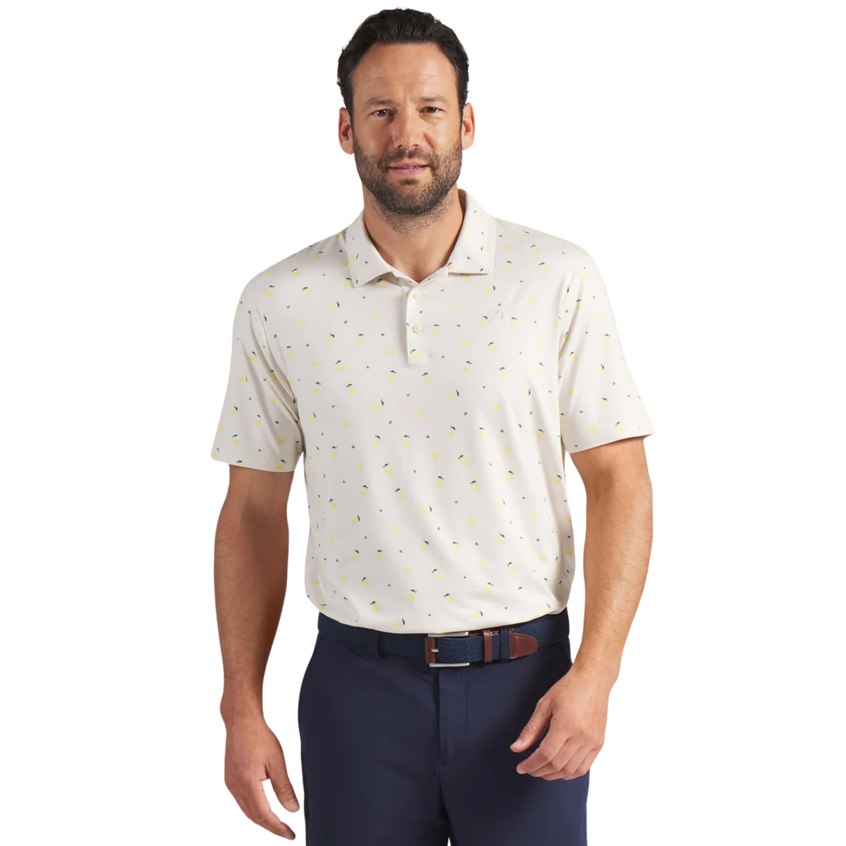 PUMA AP CLOUDSPUN Lemon Golf Polo