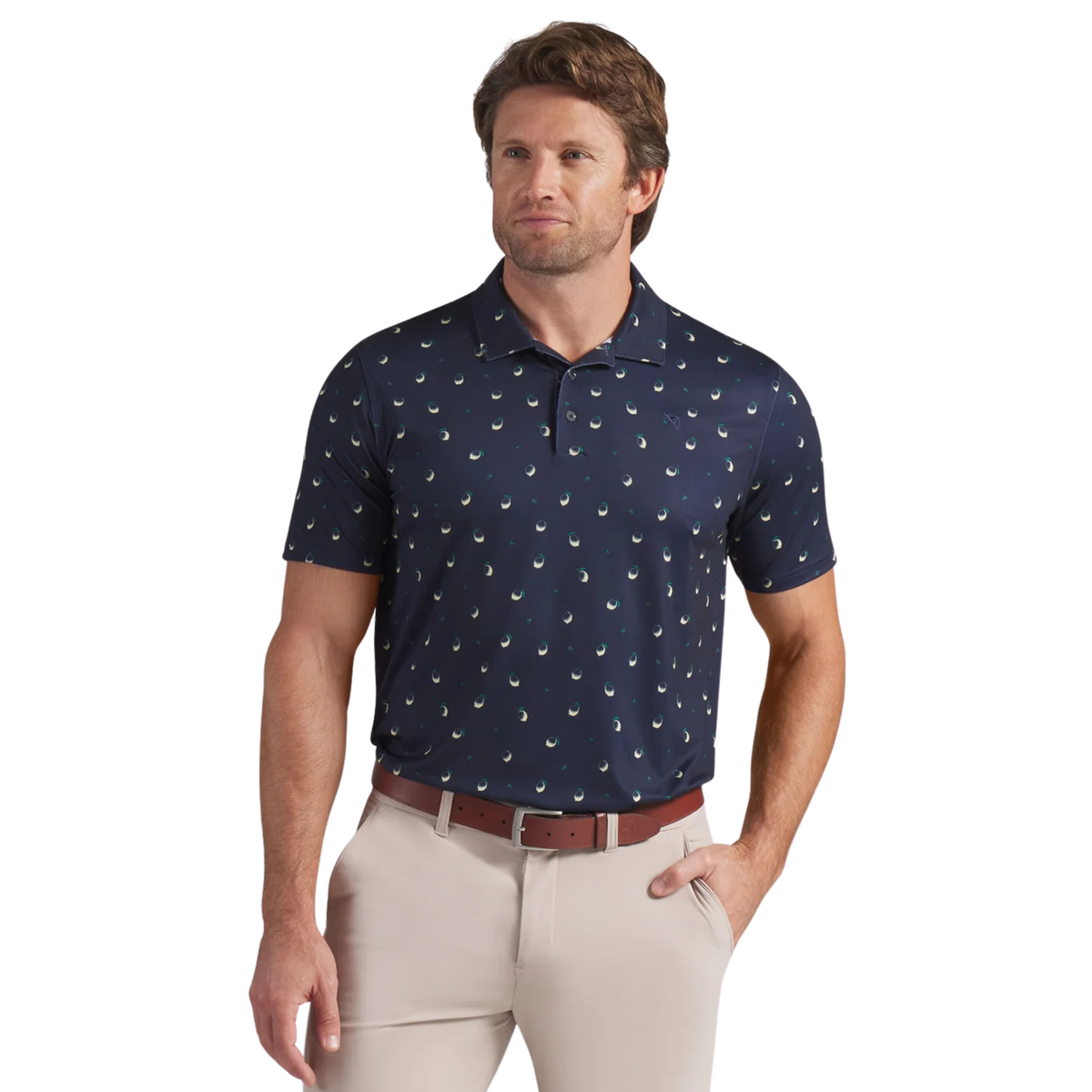 PUMA AP CLOUDSPUN Lemon Golf Polo
