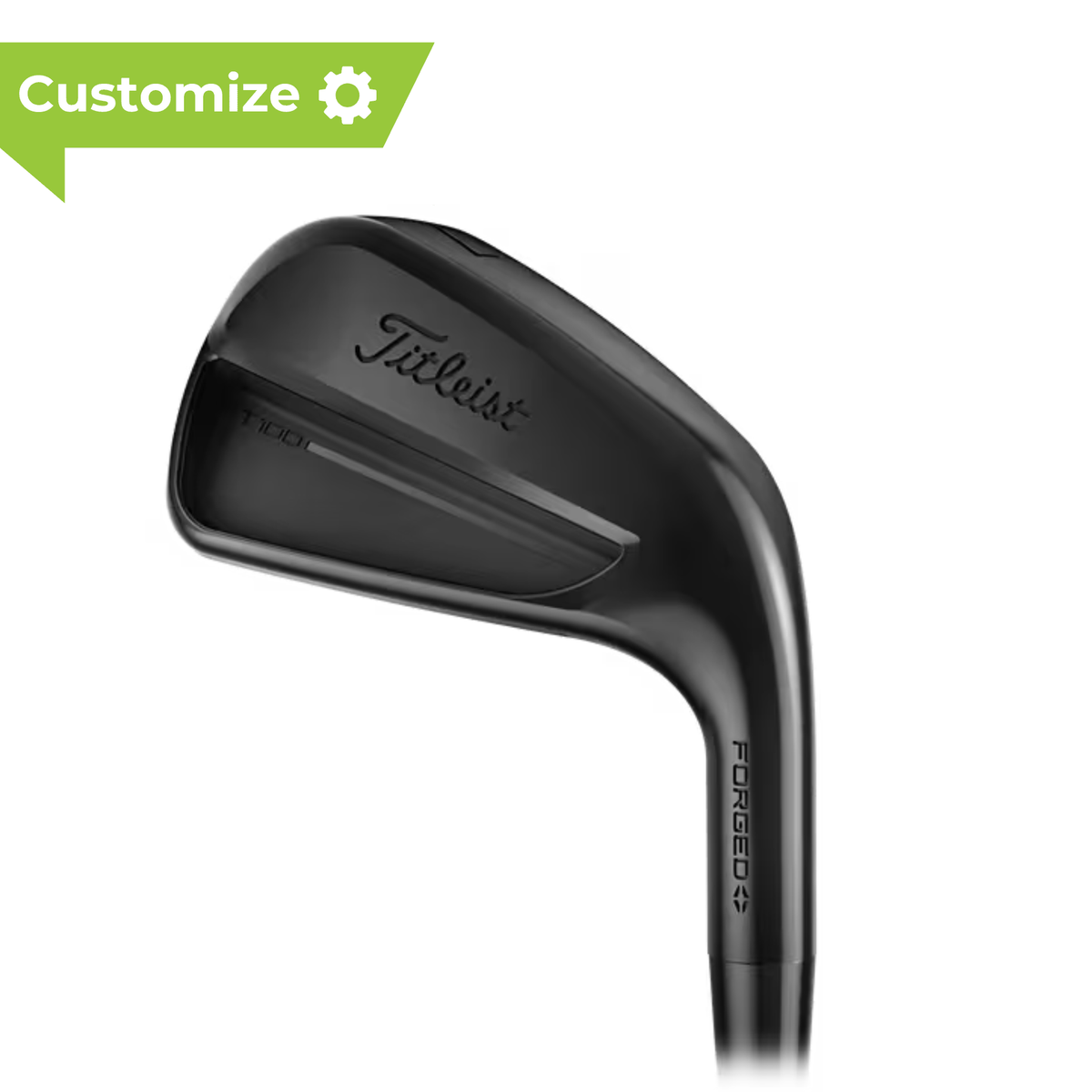 Titleist T100 4G Black Vapor Irons (Steel) - Build Your Own