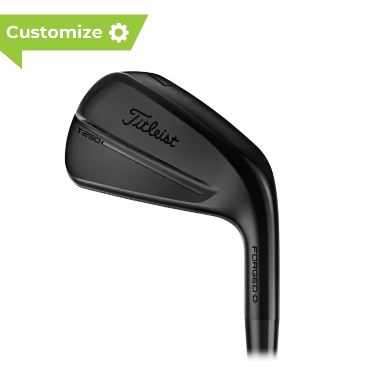 Titleist T250 4G Black Vapor Irons (Steel) - Build Your Own