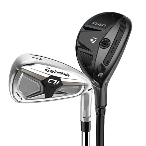 QI Max Combo Set - Graphite - 4H, 5H, 6-PW, AW Right Senior Graphite - KBS REAX HL 55g