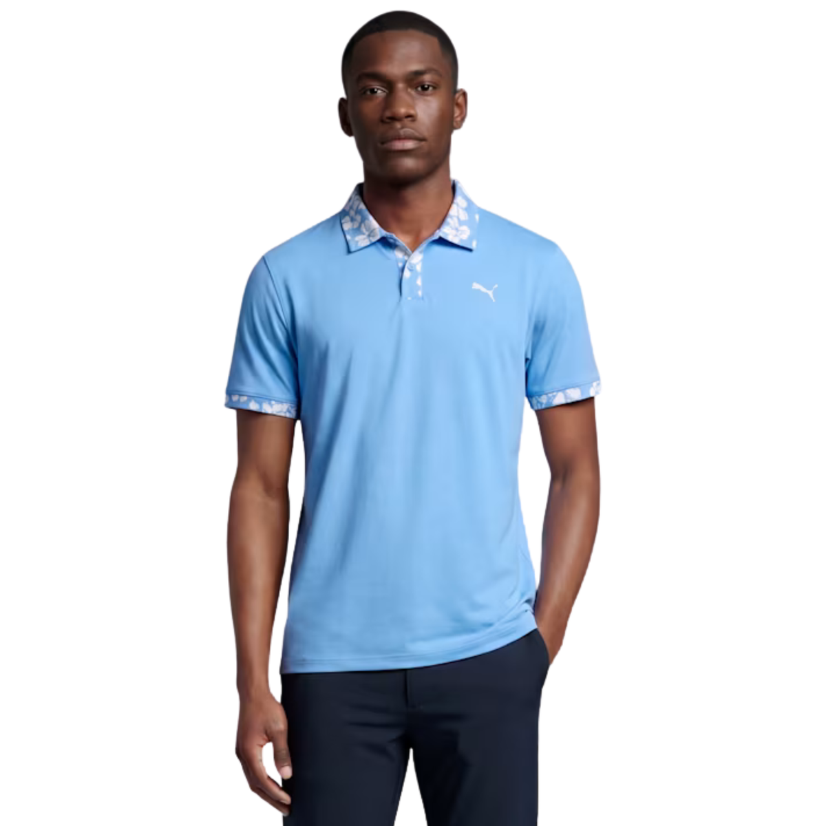 PUMA Modalon Floral Golf Polo