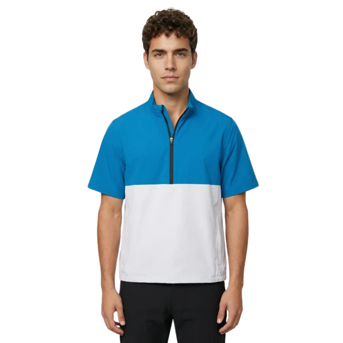 Sun Mountain Monsoon Short-Sleeve Quarter-Zip Rain Jacket