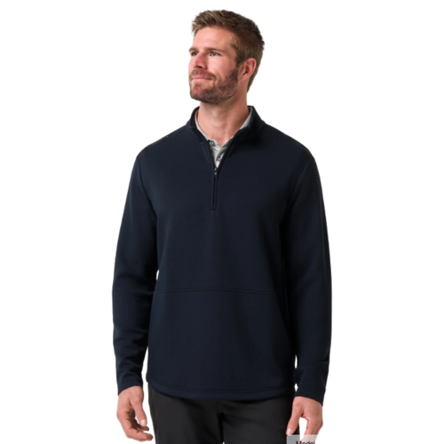 TravisMathew Fibercloud 1/4 Zip Sweater Black