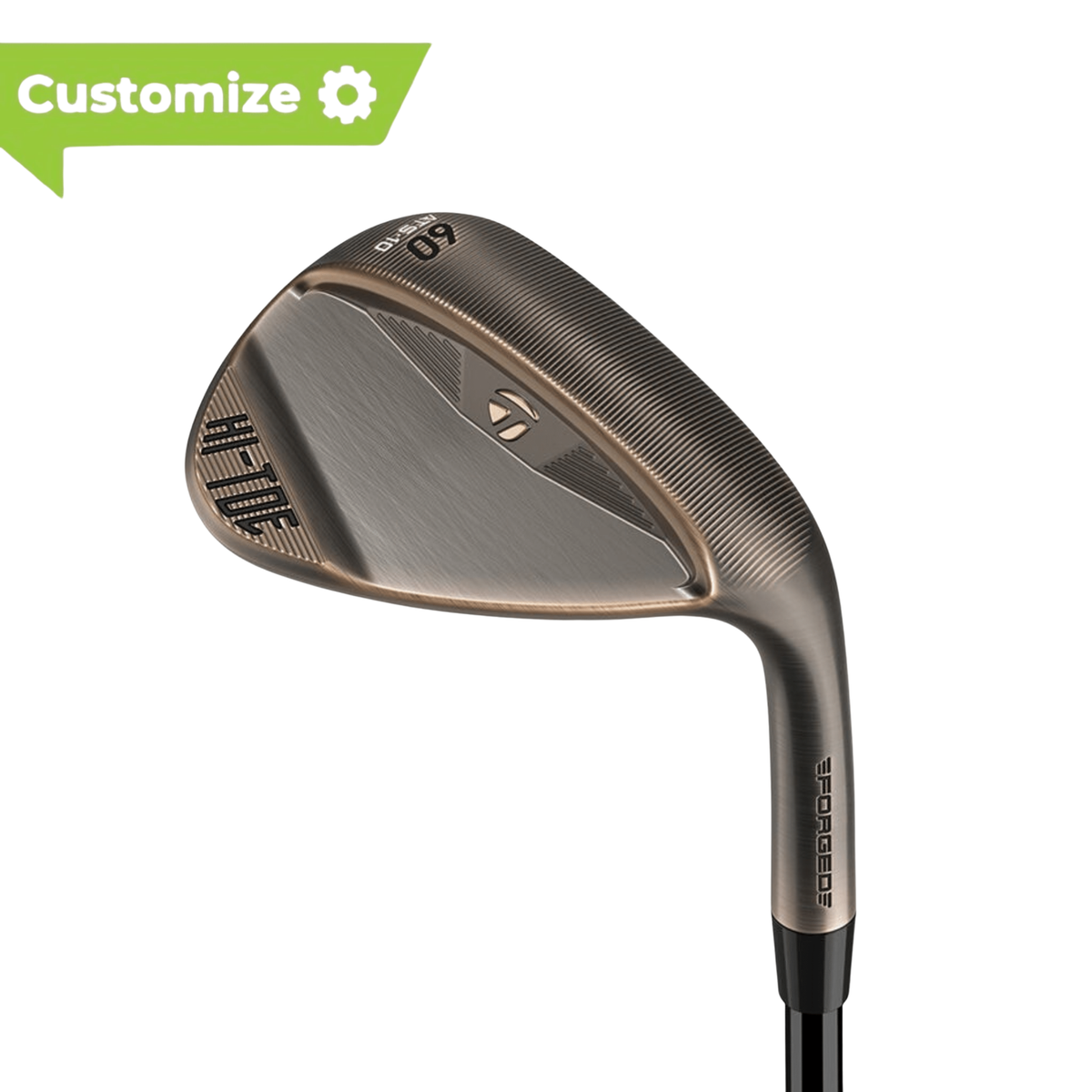 TaylorMade Hi-Toe 5 Copper Wedge (Steel Shaft) - Build Your Own