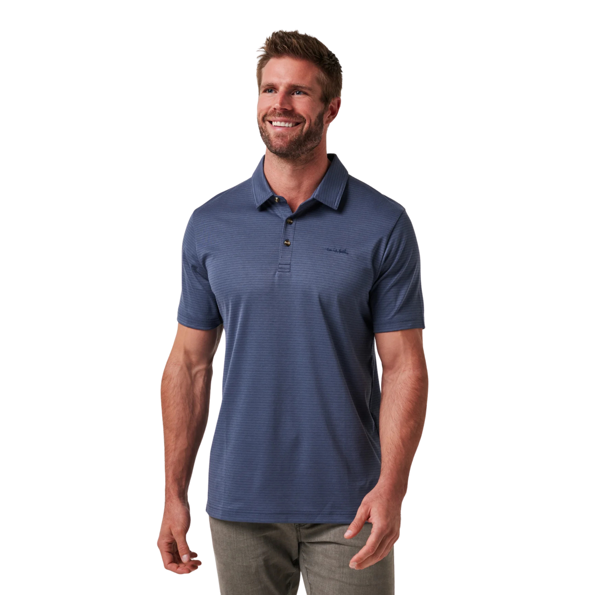 TravisMathew The Zinna 2.0 Golf Polo Mood Indigo Vintage Indigo