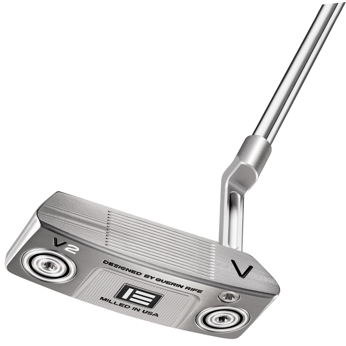 EVNROLL V2 Midblade Putter - Short Plumber Right White Black Evnroll Script TourTac