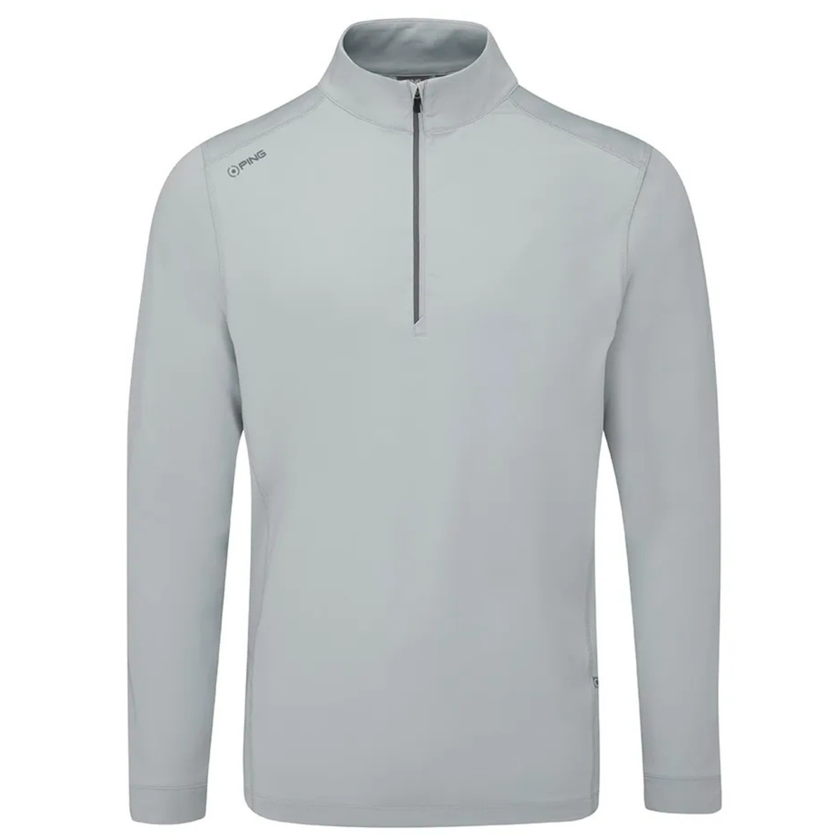 PING Latham 1/4 Zip Sweater Pearl Grey