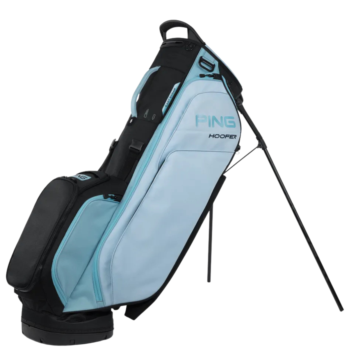 PING Hoofer Stand Bag Black Crystal Milky Blue