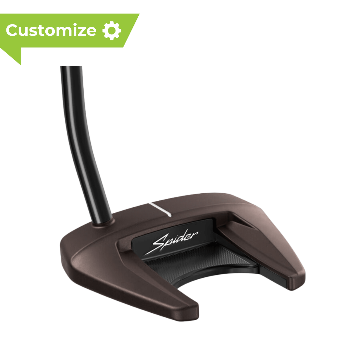 TaylorMade Spider Tour F Double Bend Putter (Torched PVD) - Build Your Own