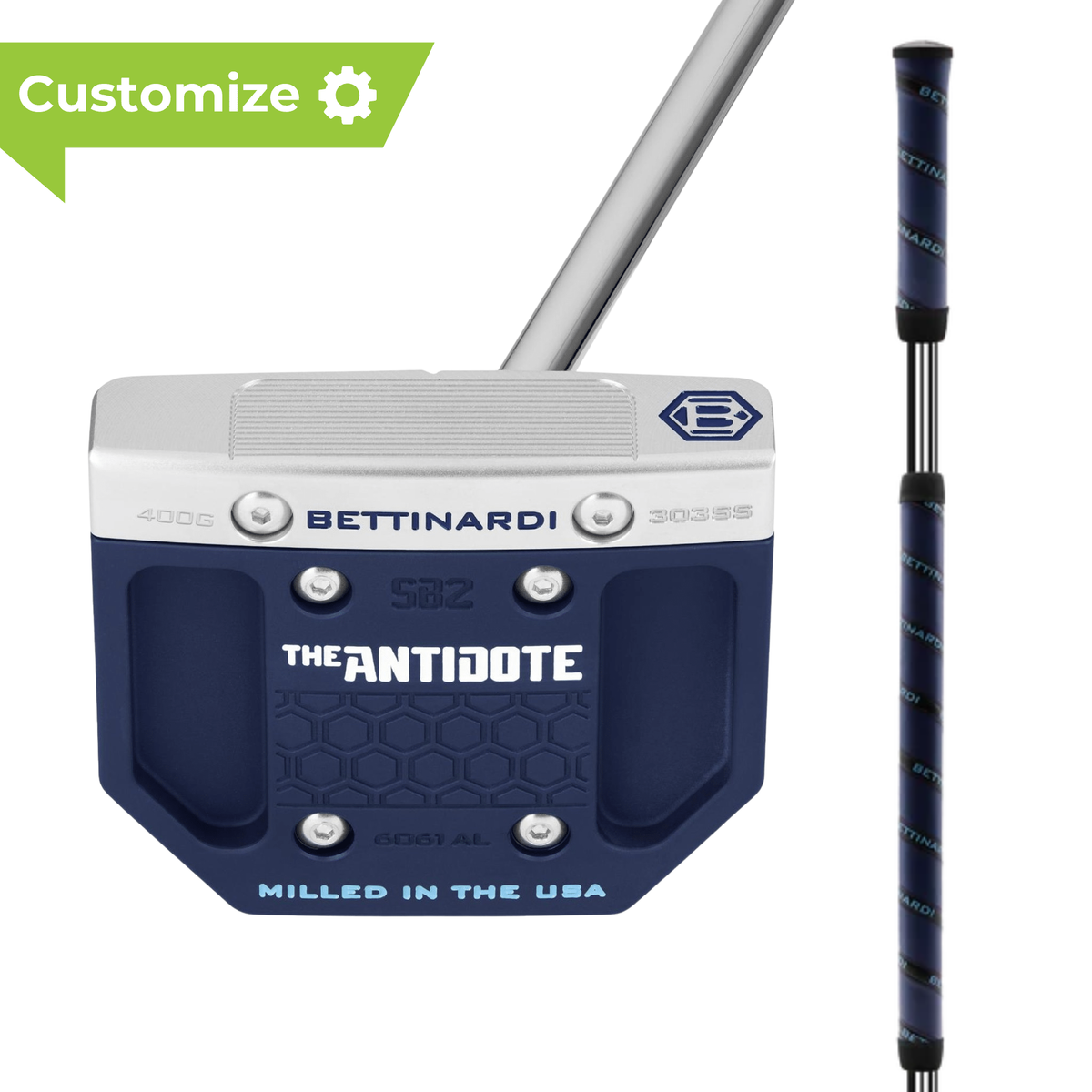 BETTINARDI Antidote SB2 Broomstick Putter - Build Your Own