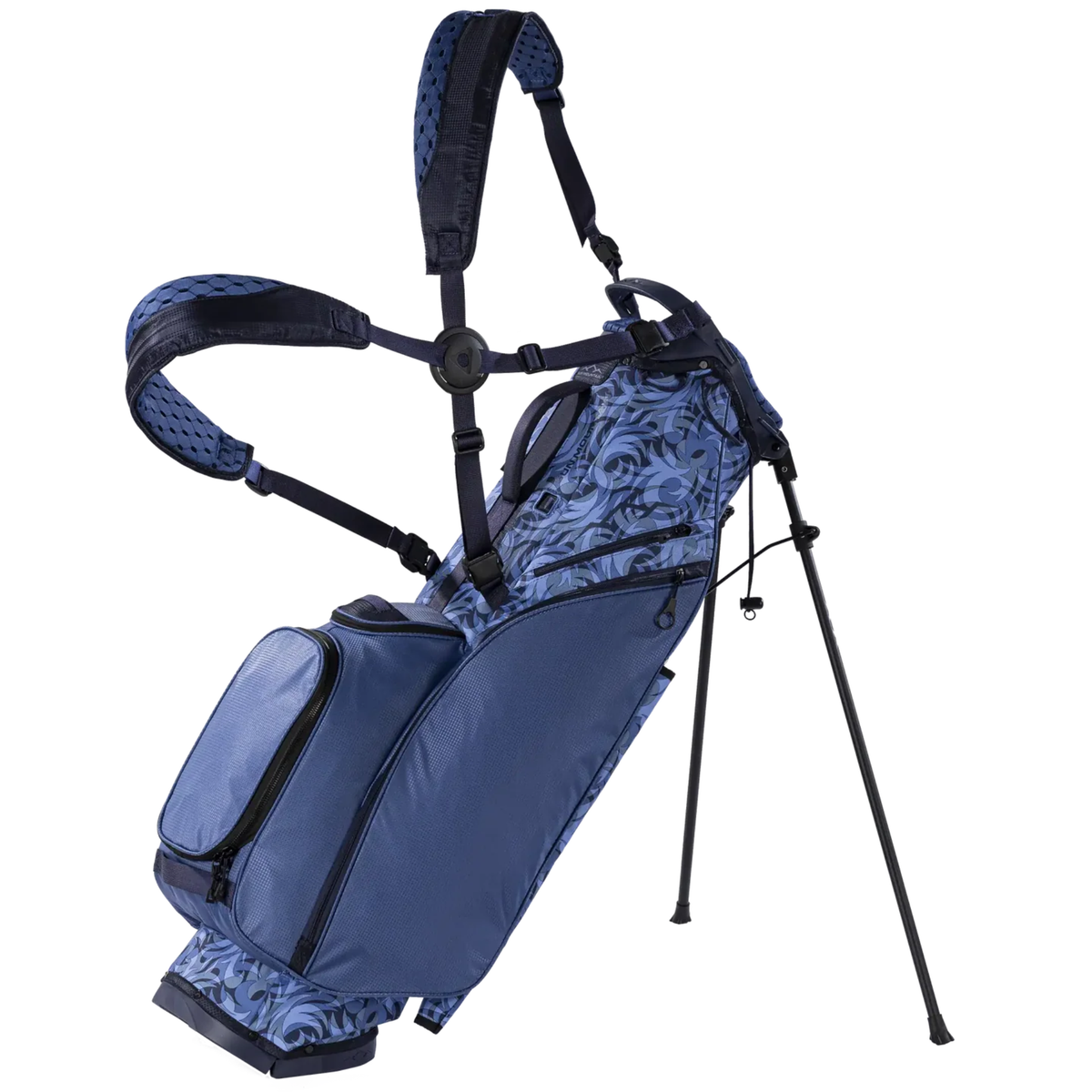 Sun Mountain 2025 Eclipse E-2.5 Stand Bag Floral Blue Navy