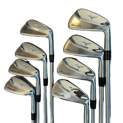 Mizuno PRO 221 Iron Set - 3-PW - Used Right Stiff Steel - Project X LS 6.0 120