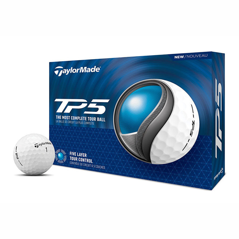 TaylorMade TP5 Golf Balls White