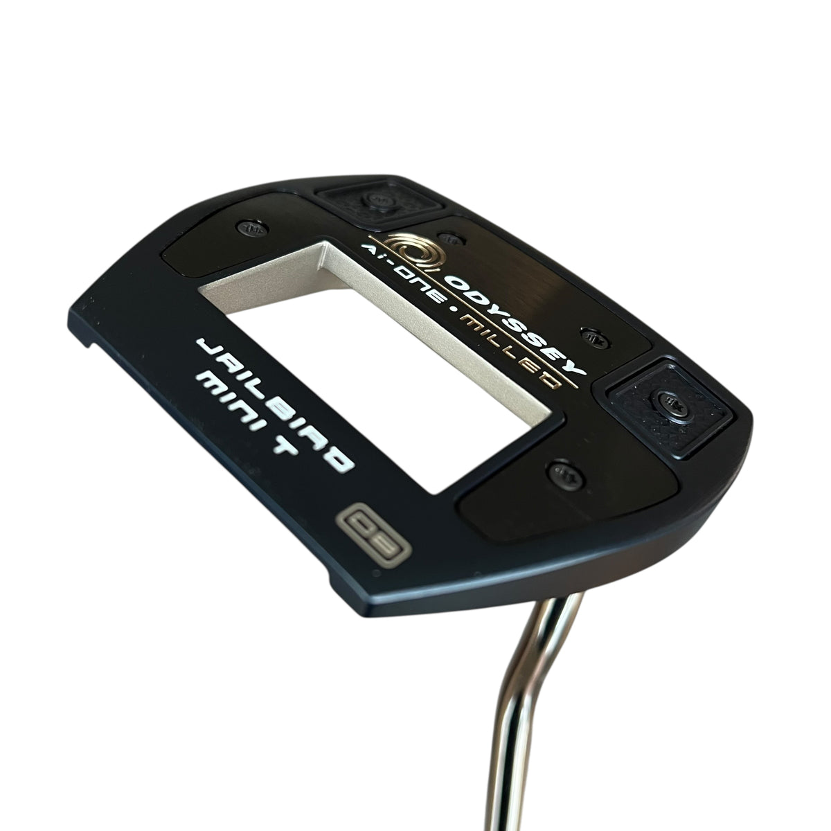 Odyssey Ai-ONE Milled Jailbird Mini T Putter - Double Bend - Indoor Demo