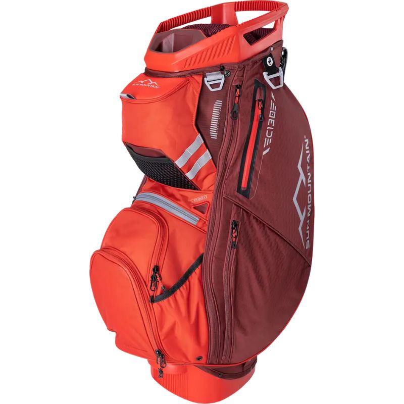 Sun Mountain 2024 C-130 Cart Bag Port Rush Red