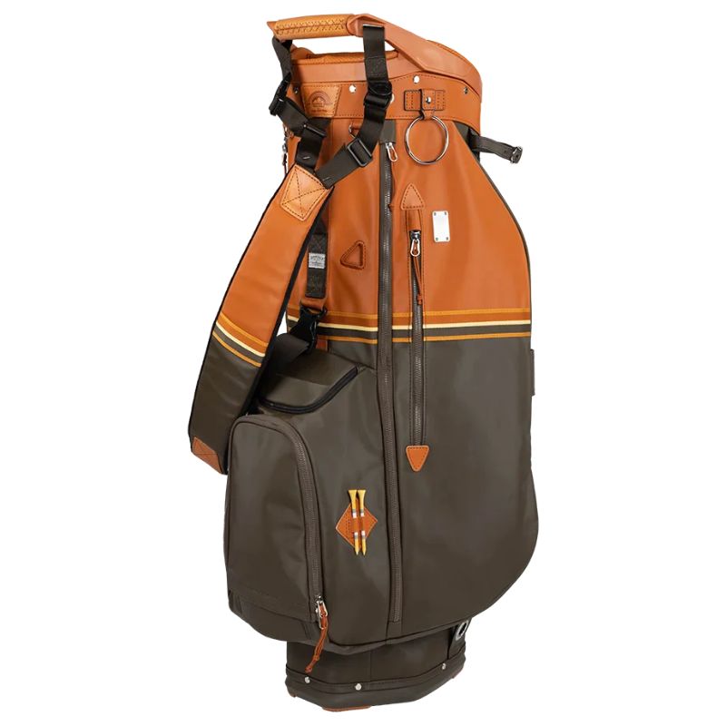 Sun Mountain 2023 Mid-Stripe Cart Bag Cabin Umber Wheat