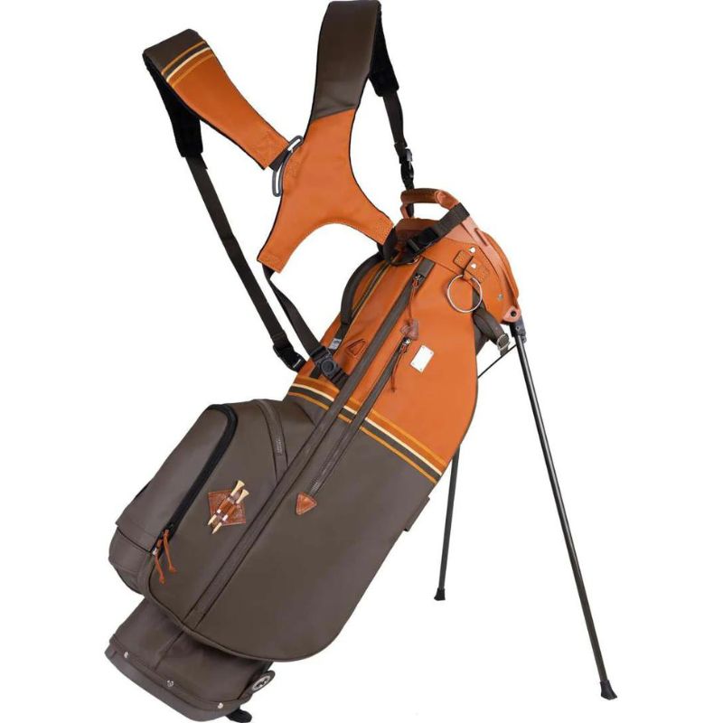 Sun Mountain 2023 Mid-Stripe 14-Way Stand Bag Cabin Umber Wheat