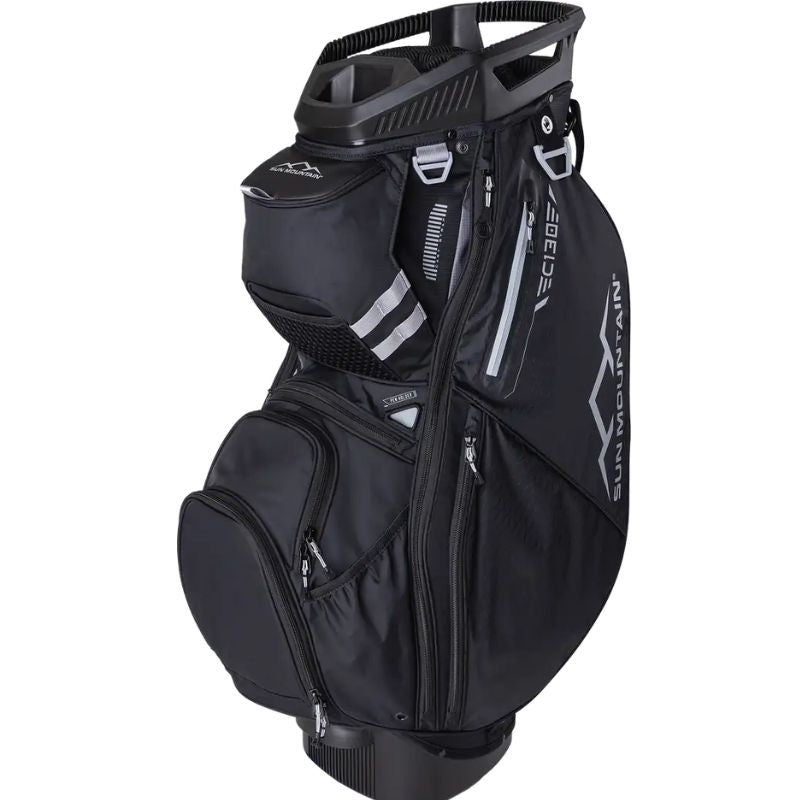 Sun Mountain 2024 C-130 5-Way Cart Bag Black