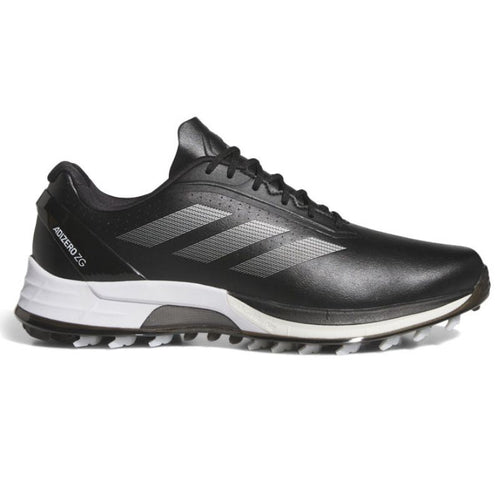 adidas Men's Adizero ZG Spikeless Golf Shoes Black Silver Metal Lucid Lemon Medium