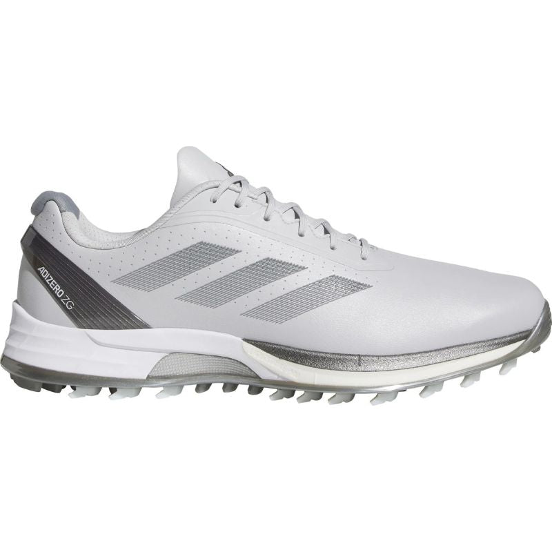adidas Adizero ZG Spikeless Golf Shoes Light Solid Grey Silver Metallic Iron Metallic Medium