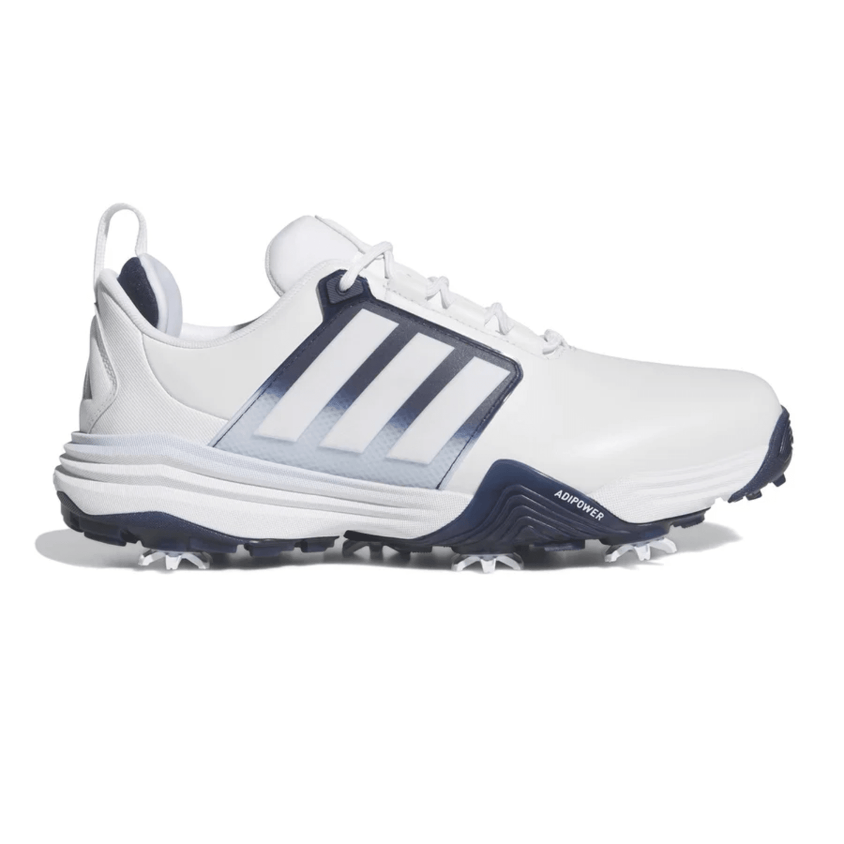 adidas Men's Adipower 26 Golf Shoes White Collegiate Navy Crystal Sky