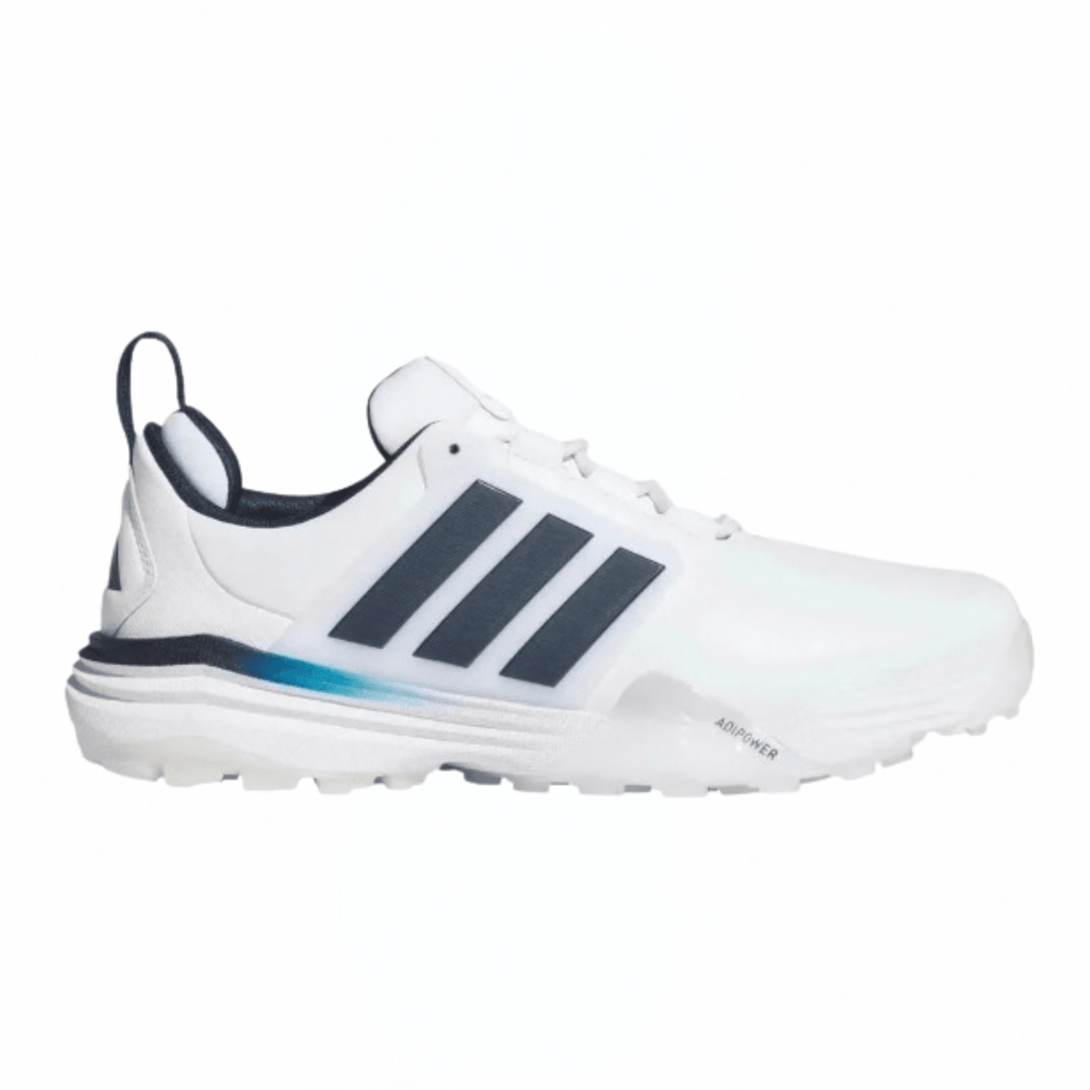adidas Men's Adipower 26 Spikeless Golf Shoes White Blue Medium
