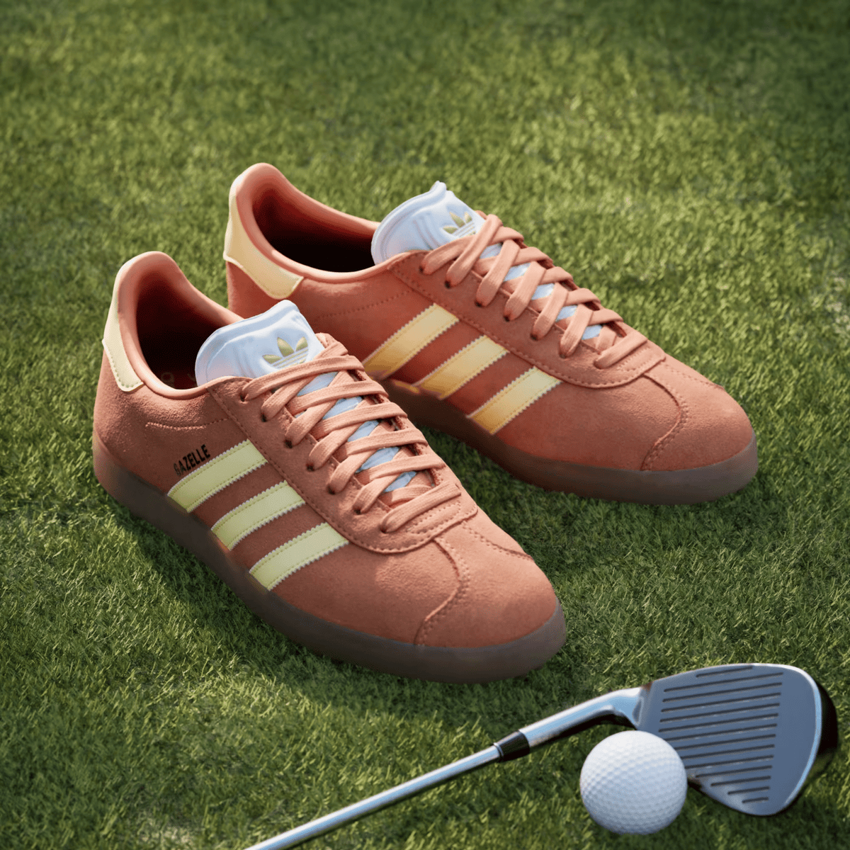 adidas Men's Gazelle Spikeless Golf Shoes