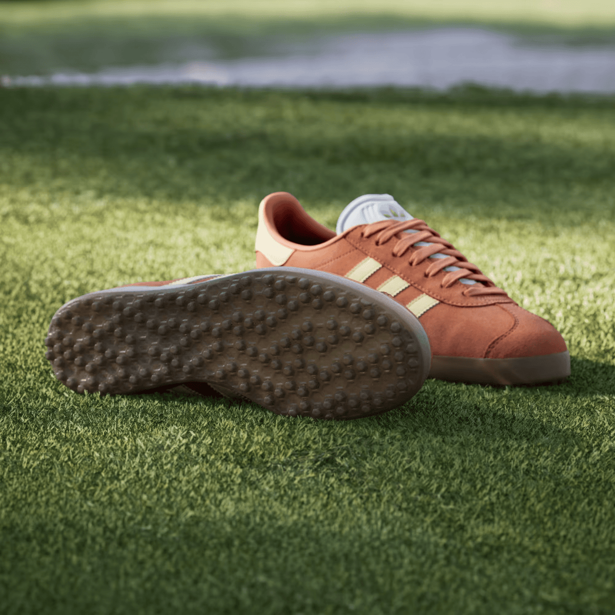 adidas Men's Gazelle Spikeless Golf Shoes