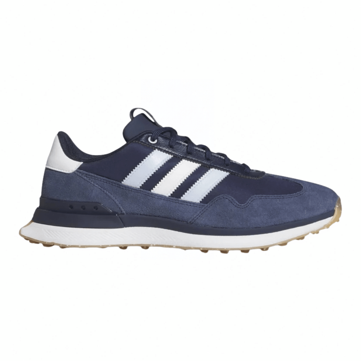 adidas Men's S2G 26 TEXTILE Spikeless Golf Shoe Collegiate Navy Cloud White Crystal Sky Medium