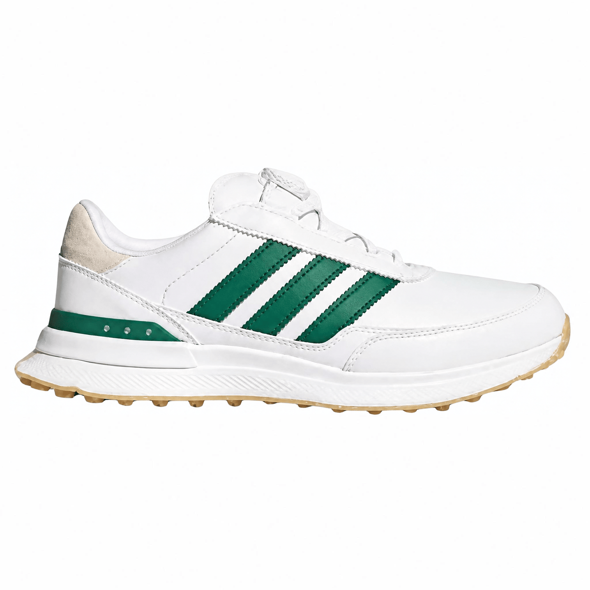 adidas Men's S2G SL BOA 24 Spikeless Golf Shoe White Green