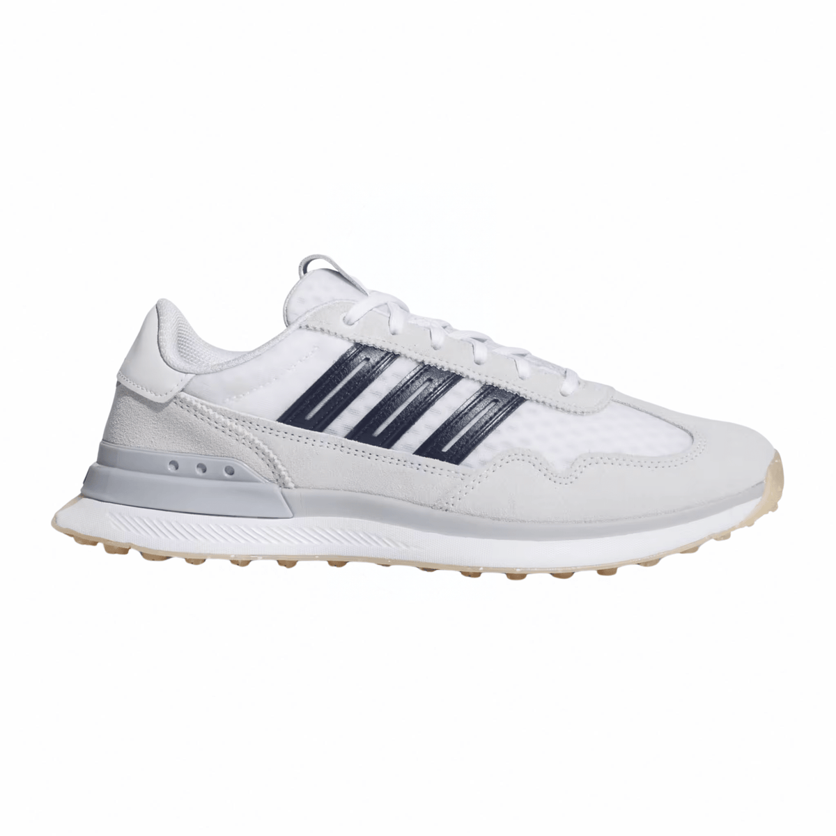 adidas Men's S2G Vent Spikeless Golf Shoes Dash Grey Collegiate Navy Cloud White Medium