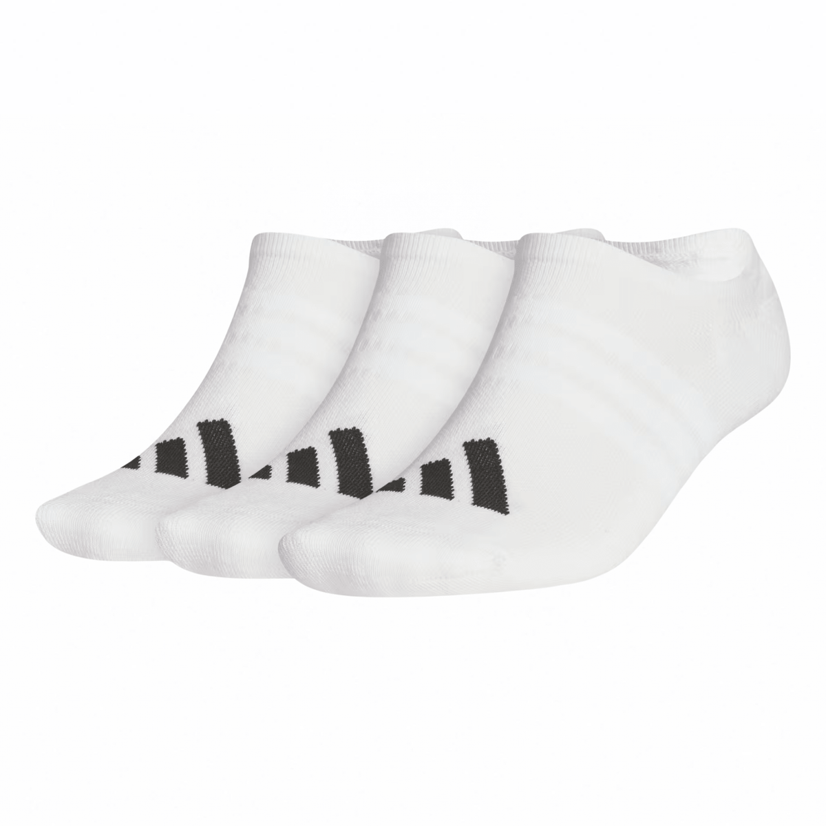 adidas Performance No Show Golf Socks - 3-Pack White US M 6-8.5 (M)