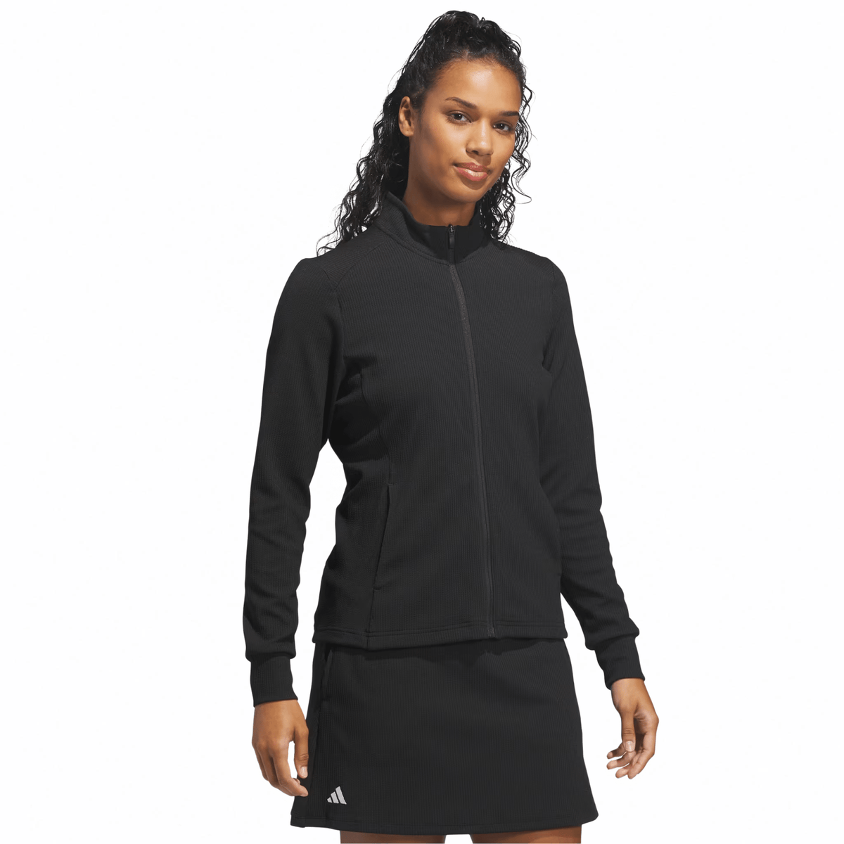 adidas Performance Texture Full Zip Jacket Black XS