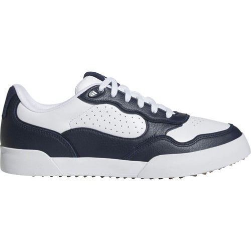 adidas Men's Retrocross 25 Spikeless Golf Shoes Cloud White Collegiate Navy Gum4 Medium