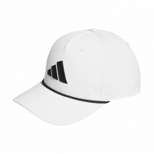 adidas Tour 5-Panel Hat White Black OSFM