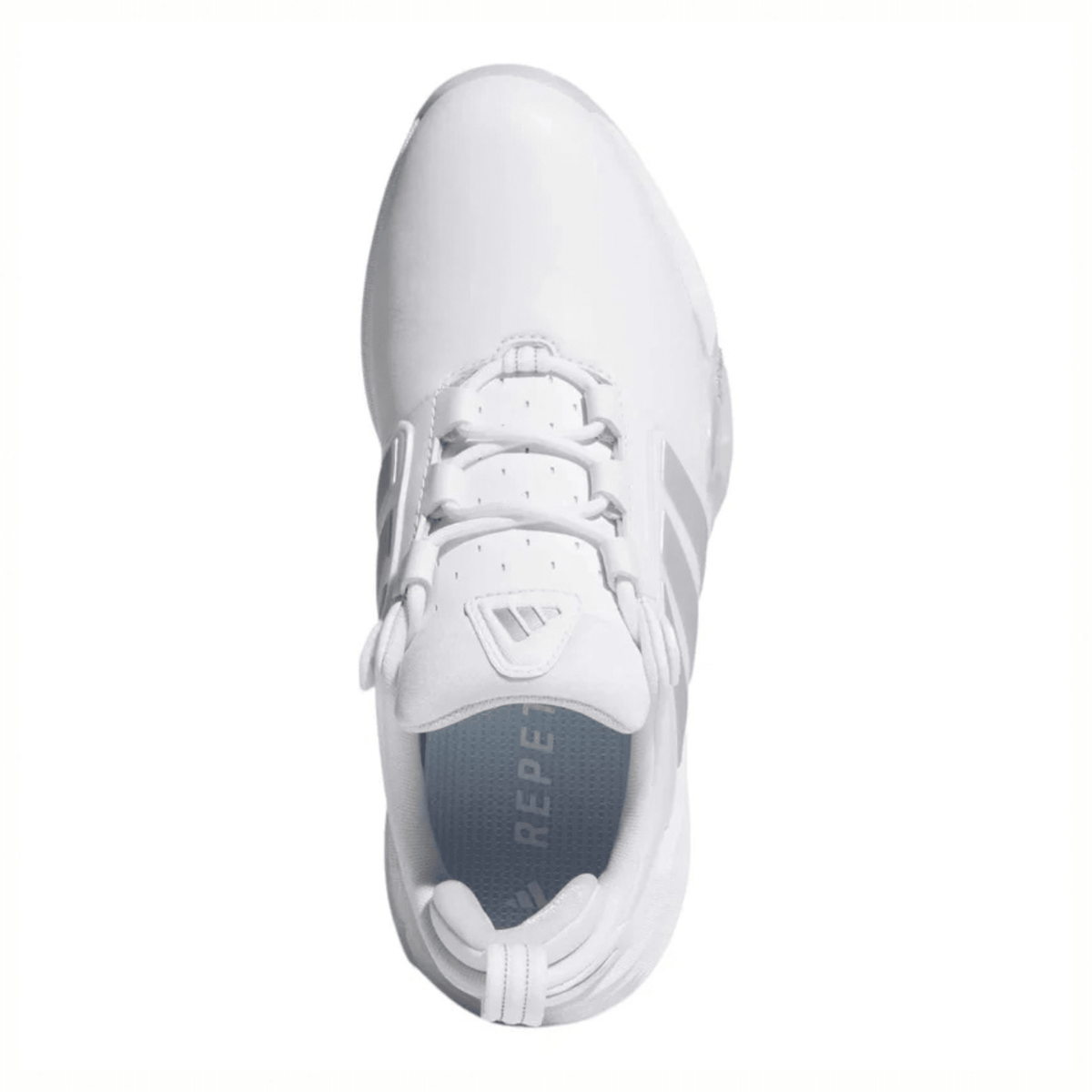 adidas Women's Adipower 26 Spikeless Golf Shoes Cloud White/Silver Metallic/Dash Grey Medium 5