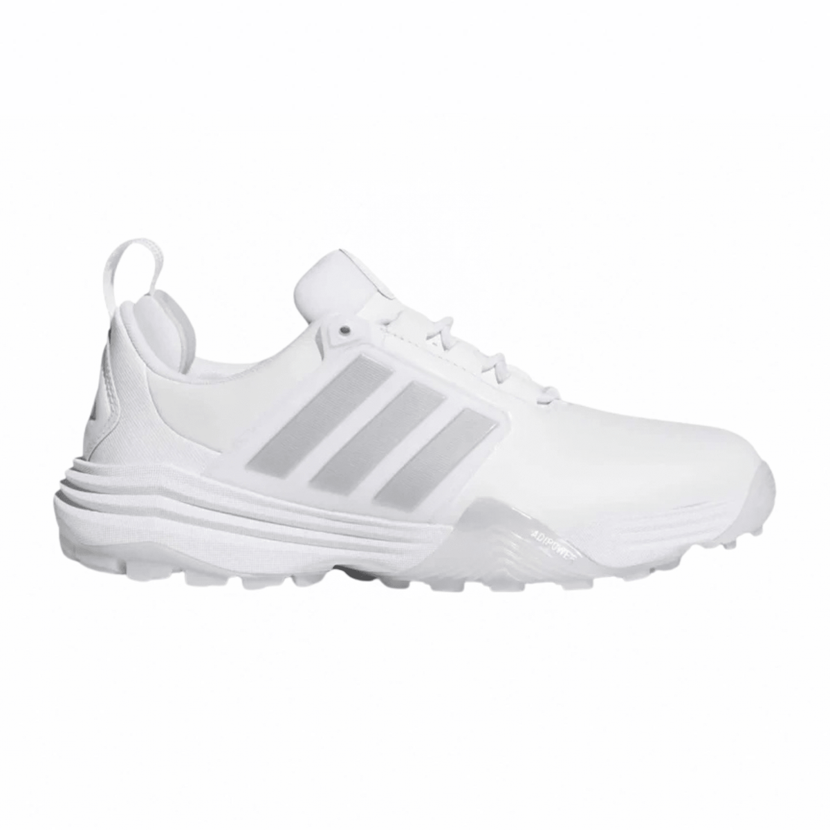 adidas Women's Adipower 26 Spikeless Golf Shoes Cloud White/Silver Metallic/Dash Grey Medium 5