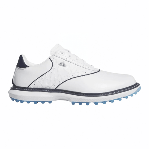 adidas Women's MC70 Spikeless Golf Shoes Cloud White Collegiate Navy Lucid Ray Blue Medium