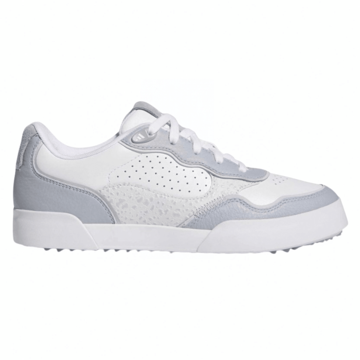 adidas Women's Retrocross 25 Spikeless Golf Shoes Cloud White Halo Silver Dash Grey Medium