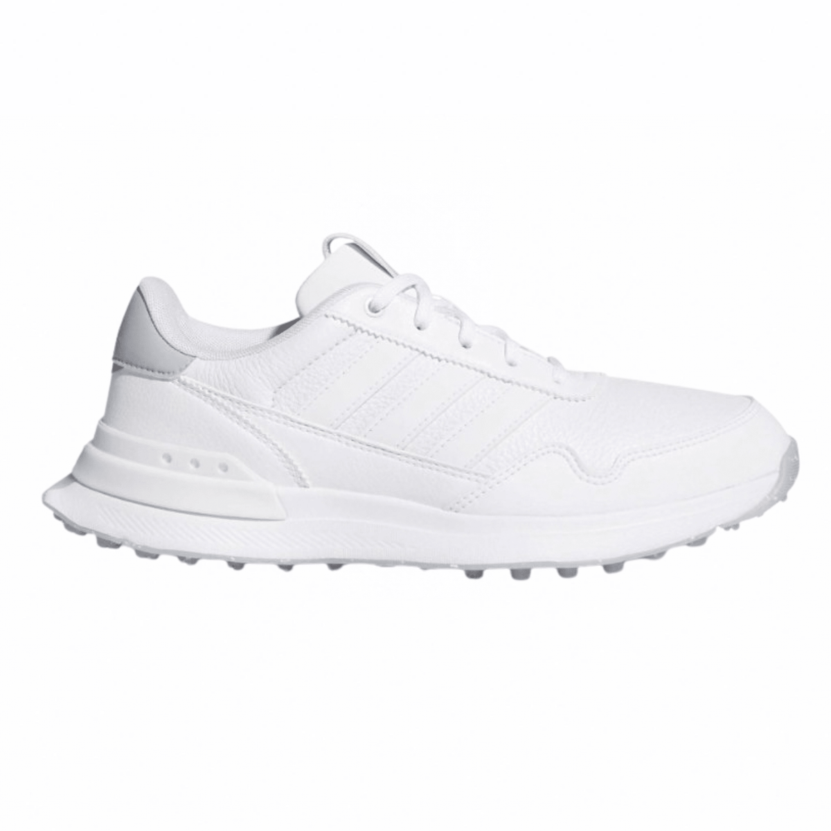 adidas Women's S2G 26 Leather Spikeless Golf Shoes Cloud White Halo Silver Medium