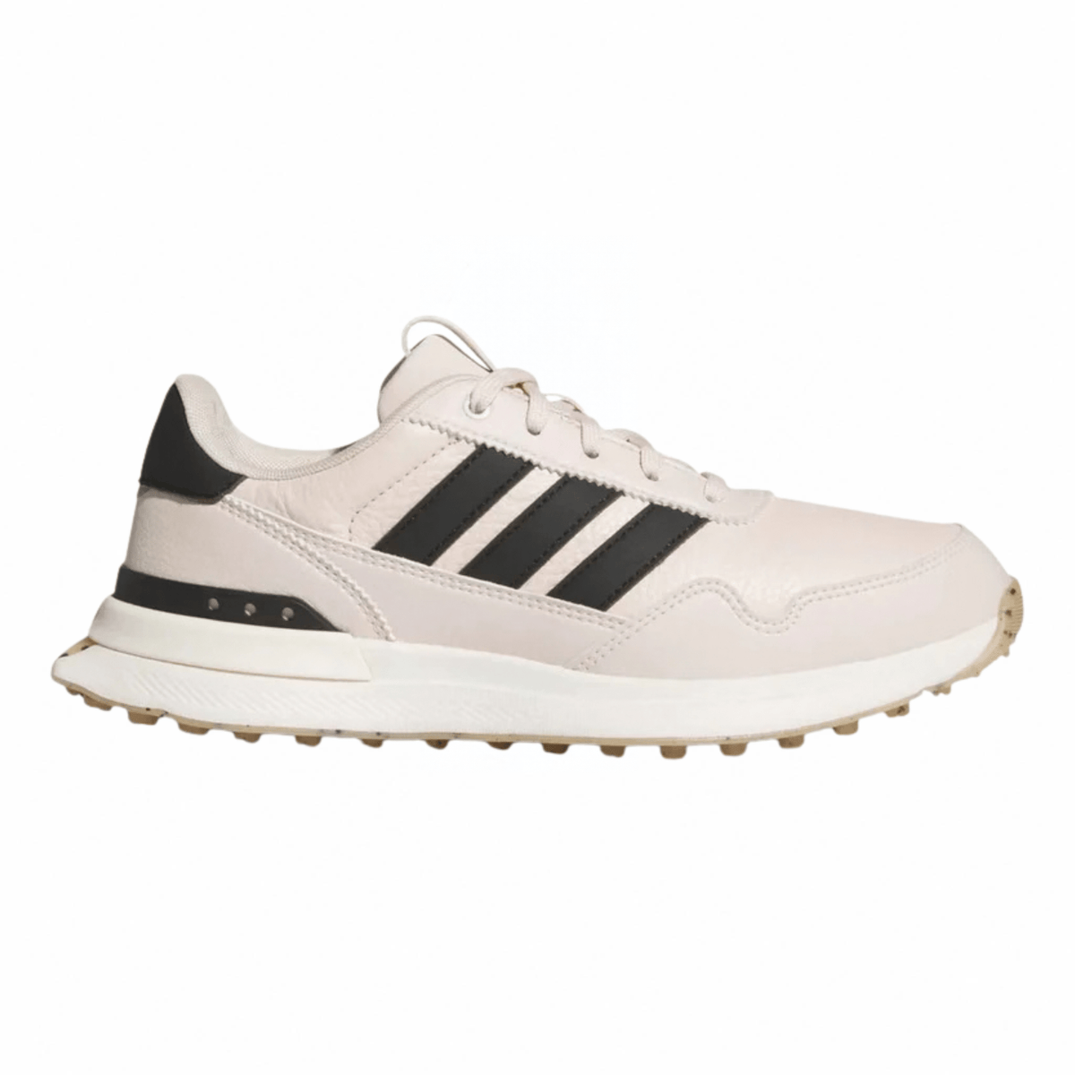 adidas Women's S2G 26 Leather Spikeless Golf Shoes Wonder Quartz Core Black Gum Medium