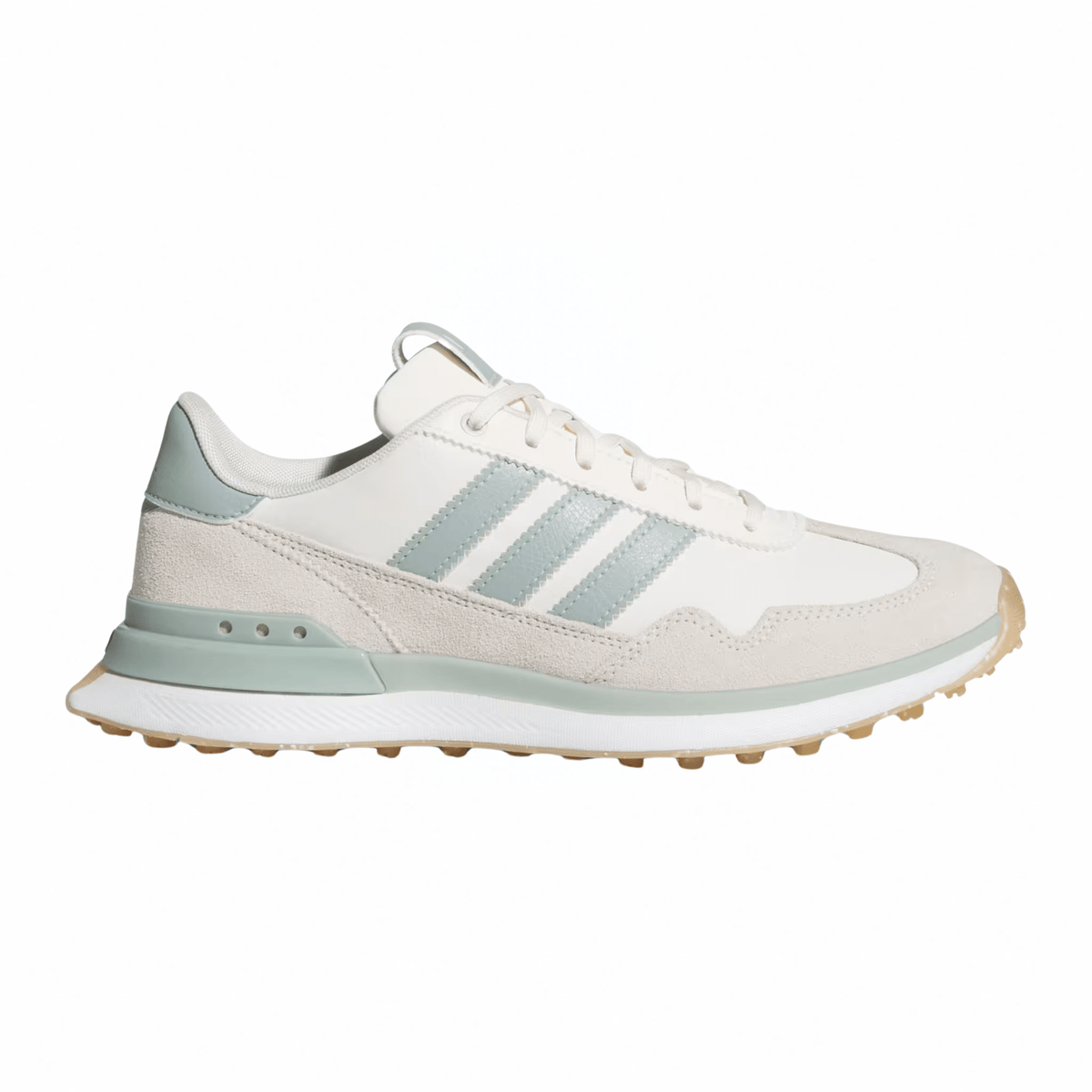 adidas Women's S2G Textile 26 Leather Spikeless Golf Shoes Off White Wonder Sage Wonder Quartz Medium