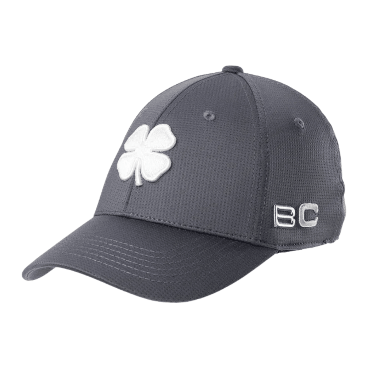 Black Clover FlexFit Hat Titanium White Clover