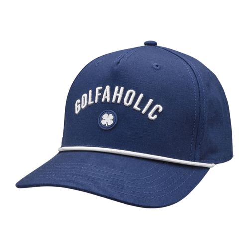 Black Clover Golfaholic 2 Hat Navy White OSFA