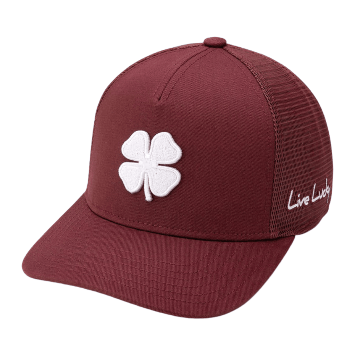 Black Clover Hardy Hat Burgundy White OSFA