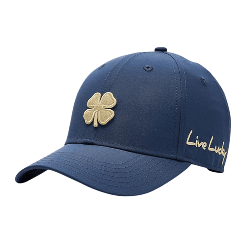 Black Clover Ladies Hollywood Hat Navy Gold OSFA