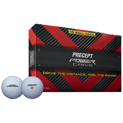 Bridgestone Precept Powerdrive Golf Balls - 15 Pack White