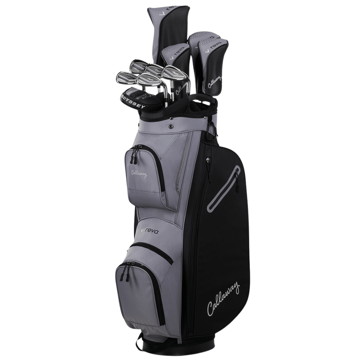 Callaway 2026 Women's REVA 11-Piece Package Set - Cart Bag Black Ladies