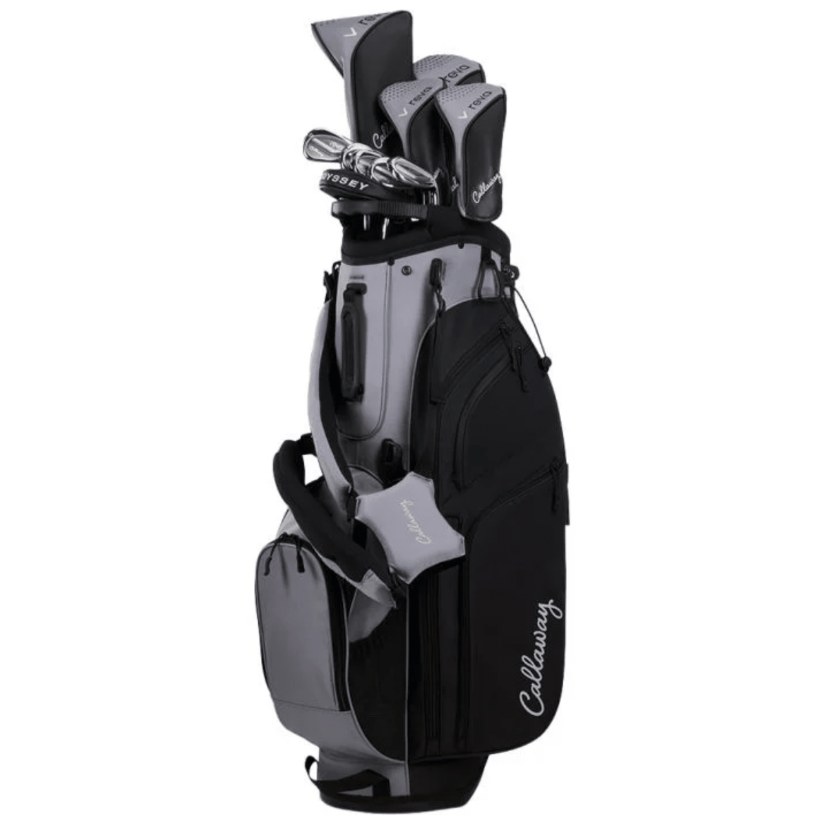 Callaway 2026 Women's REVA 11-Piece Package Set - Cart Bag - Long +0.5" Black Ladies